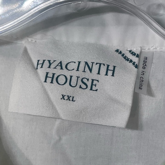 HYACINTH HOUSE Green Embroidery Erin Top - Size XL - Picture 4 of 6